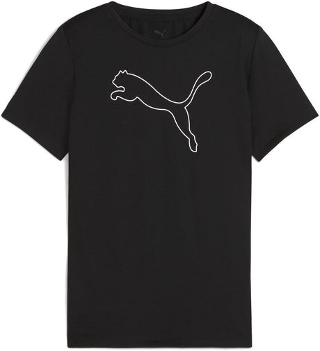 Dziewczęca sportowa koszulka Puma Tad ess Cat Logo Tee G - czarna