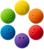 Moluk bilibo dots set kleurrijk speelgoed voor creatief spel.