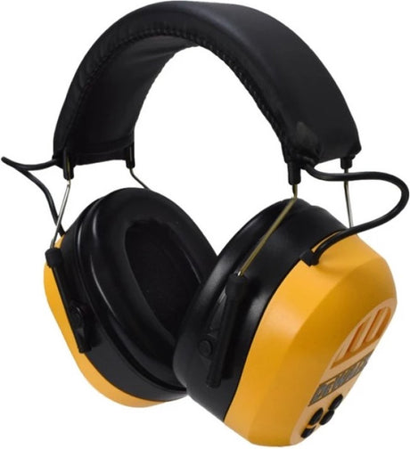 Ochronniki słuchu Dewalt - bluetooth z dźwiękiem premium - regulowane - żółte - 1 szt
