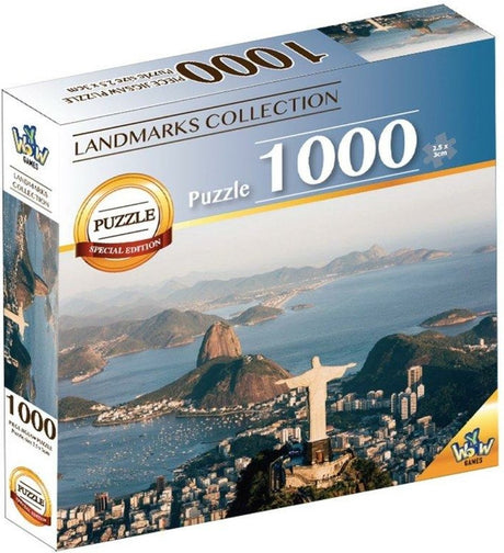 Puzzle Braet 7 cudów świata - El Cristo Salvador 1000szt
