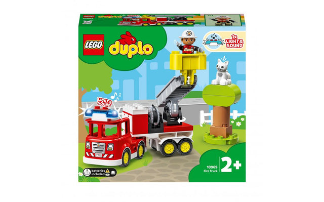 Lego Duplo Straż pożarna z drabiną i drzewem - 10969