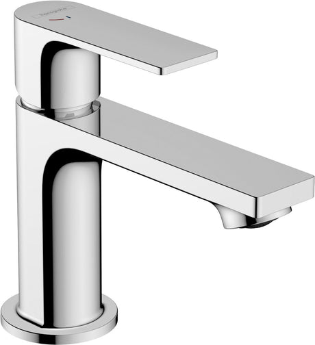 Hansgrohe rebris e - bateria umywalkowa - obsługa jedną dźwignią - zimny start oszczędzanie energii - z korkiem - rozmiar 80 mm - chrom