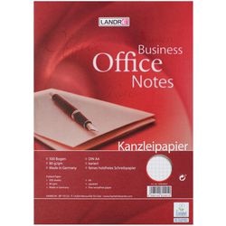 Papier listowy Landré A4 w kratkę biały 500 arkuszy