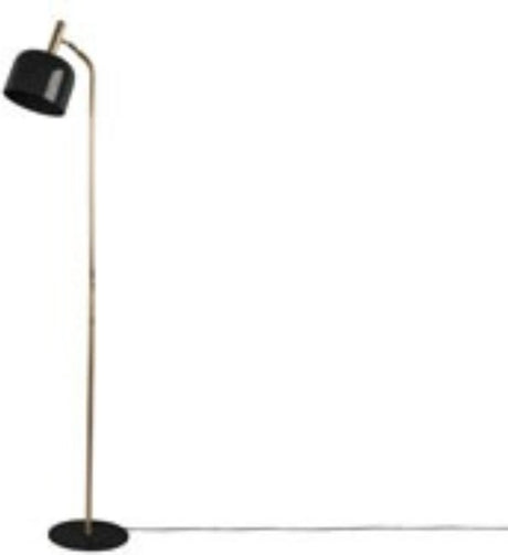 Lampa podłogowa Leitmotiv smart - czarna - 26x26x164cm - nowoczesna - lampy stojące do salonu - sypialni