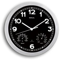 Zegar ścienny sterowany radiowo Maul Mauldrive 300 mm w kolorze czarnym