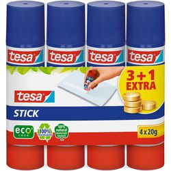 Tesa ® Klej w sztyfcie eco 20g, 3 + 1 gratis