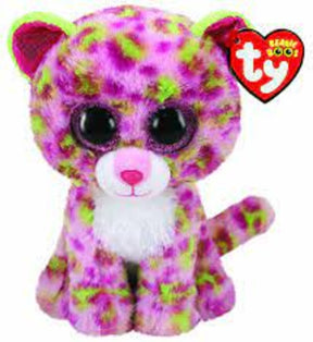 Ty - knuffel - beanie boos - lainey leopard - 15cm