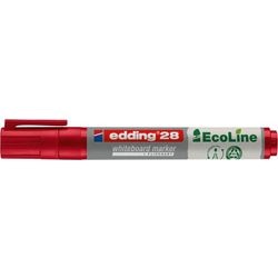 Marker do tablic suchościeralnych edding 28 czerwony nietrwały