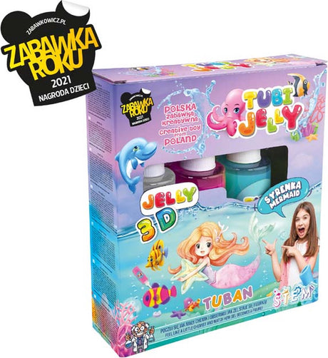 Tuban - zestaw galaretek tubi w 3 kolorach - syrena