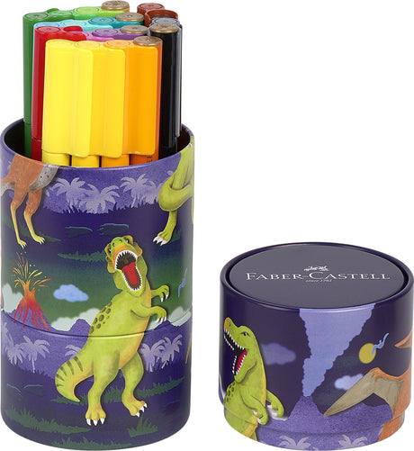 Flamastry Faber-castell - złącze dino - 20 sztuk w puszce - fc-155546