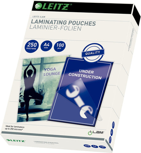 Leitz ilam - folie do laminowania - a4 - 250 mikronów - 100 sztuk