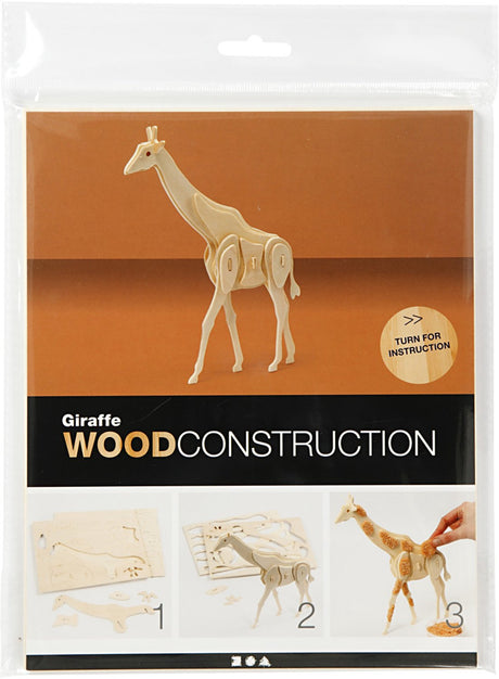 Puzzle firmy Creativ cc triplex 3d żyrafa 20x4,2x25 cm