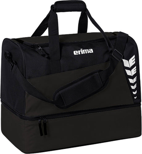 Erima six wings (large) sporttas met bodemvak - zwart slate grey | maat: l