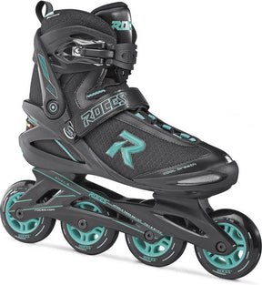 Rolki inline Icon Soft Boot damskie 80 mm 82A czarne, wodne, rozmiar 40