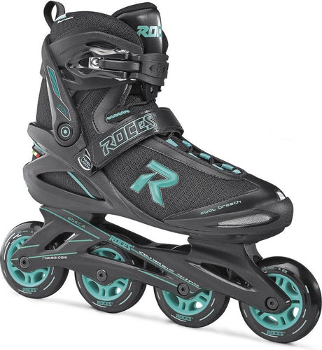 Rolki inline Icon Soft Boot damskie 80 mm 82A czarne, wodne, rozmiar 40