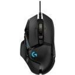 Wysokowydajna mysz do gier Logitech G502 Hero (czarna, 100–25 600 dpi, diody LED rgb)