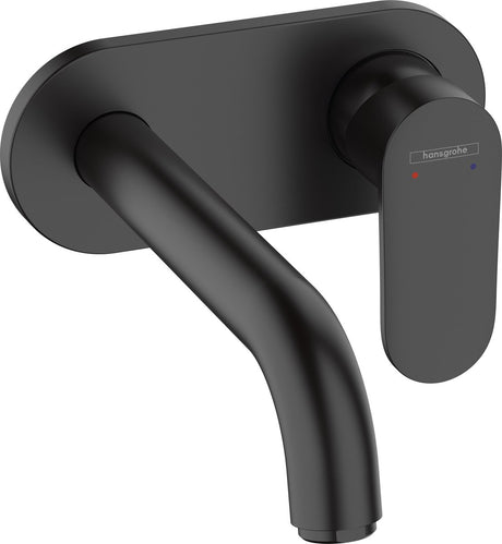 Mieszanka lakierów Hansgrohe - podtynkowa bateria umywalkowa - sterowanie jednouchwytowe - rozmiar 20,7 cm - czarny mat
