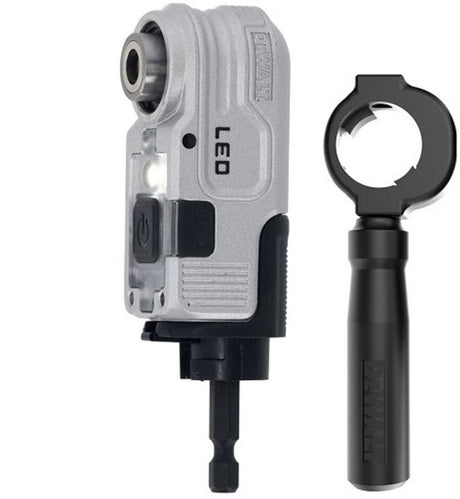 Dewalt dtlra-qz - adapter kątowy - oświetlenie LED - głowica kompaktowa - uchwyt magnetyczny