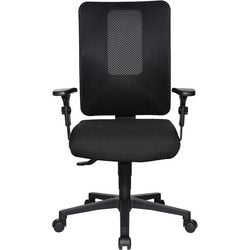 Krzesło biurowe Topstar open x n deluxe z siatki, czarne