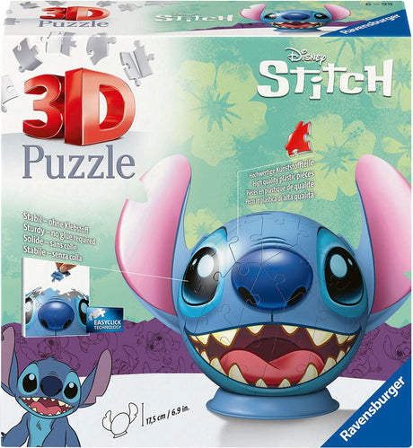 Ravensburger Disney ścieg z uszami - puzzle 3D 72 elementy