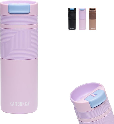 Kubek termosowy Kambukka Cabo Grip 500 ml - Filiżanka kawy na wynos - Szczelny kubek do kawy - Stal nierdzewna - Fairywing Dream