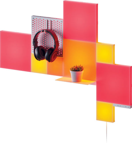 Inteligentny zestaw bloków Nanoleaf combo XL - 10 sztuk - rgbw - kompatybilny z Google, Apple, Alexa
