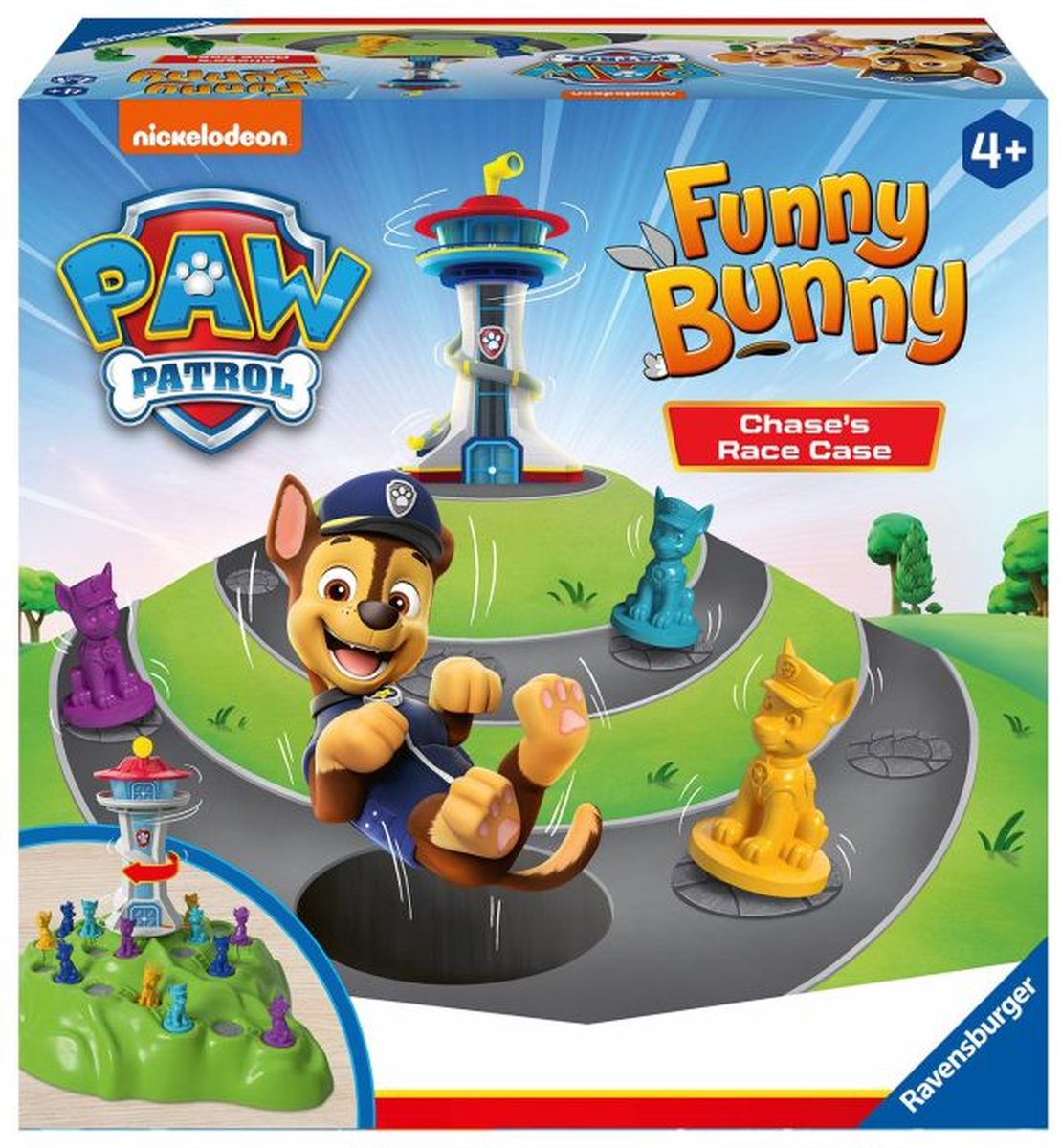 Ravensburger - psi patrol - zabawny króliczek - gra planszowa