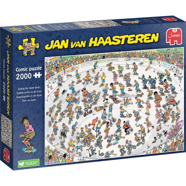 Puzzle Jumbo Jan van Haasteren Skateboarding w misce 2000 elementów
