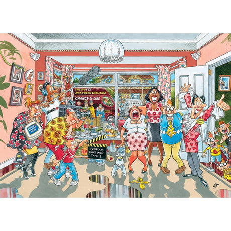 Puzzle Jumbo wasgij retro oryginalne 9 - mała renowacja, 1000 elementów.