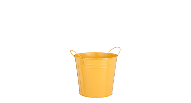Joey pot rond geel - h16xd18cm