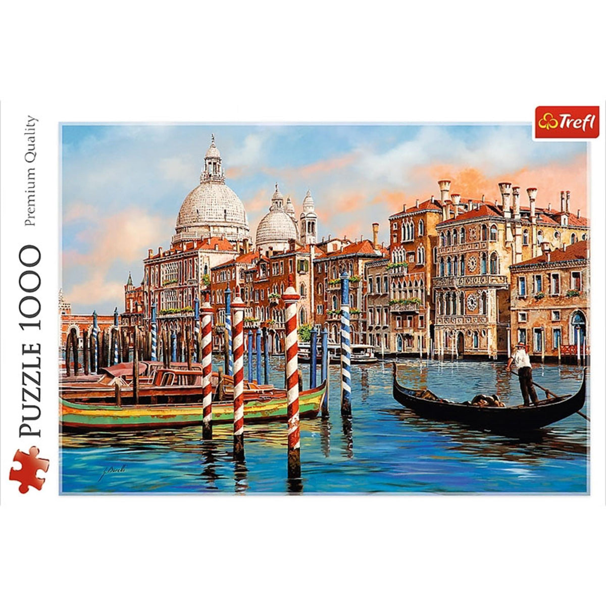 Puzzle wieczorne słońce w Wenecji 1000 elementów