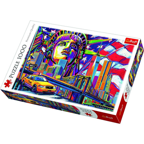 Puzzle 1000 elementów - kolory Nowego Jorku