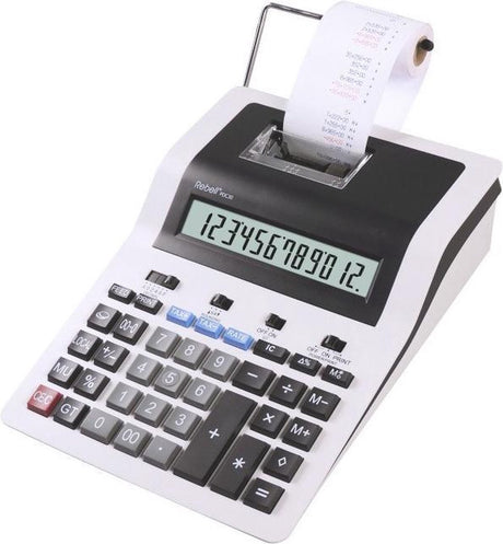 Kalkulator druku Rebell - pdc30 wb - biało-czarny - re-pdc30-wb
