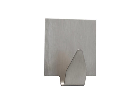 Zestaw 3 kwadratowych haków tygrysich ze szczotkowanej stali nierdzewnej 22x22x20mm