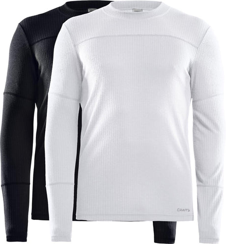 Craft - core 2-pak baselayer - koszulka termiczna - czarno-biały - męski - m.in