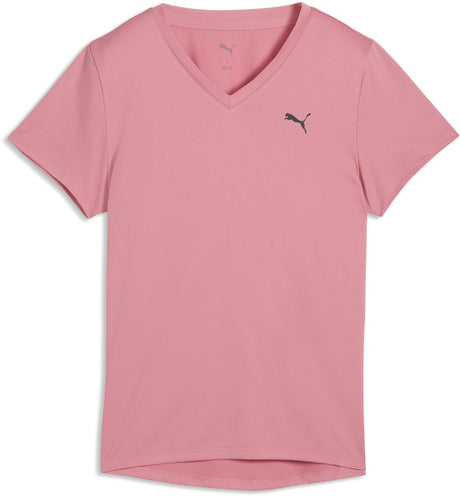 Damska koszulka sportowa Puma w tad Essential vneck tee w kolorze dzikiego różu