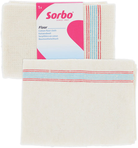 Mop szyty Sorbo 5 sztuk - mop bawełniany 60x60 cm - można prać do płytek i twardych podłóg