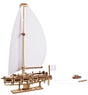 Drewniany model 3D Ugears - oceaniczny jacht piękności