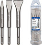 Alpen sds-plus beitel set, 3-delig