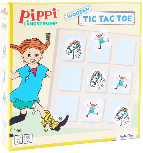 Zabawki Barbo Pippi drewniane kółko i krzyżyk (8635)