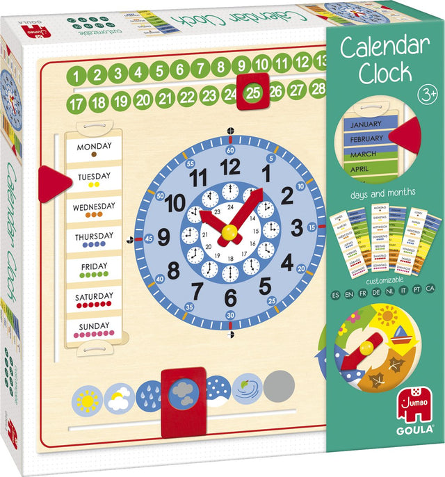 Goula jumbo - - calendar clock - educatief spel