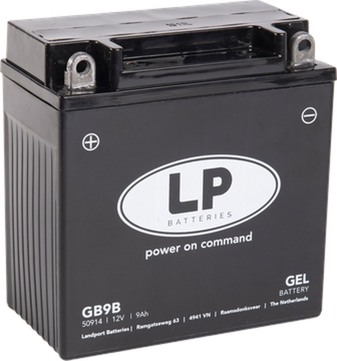 Landport (lp) gb9b motocyklowy akumulator żelowy 12 V 9 ah