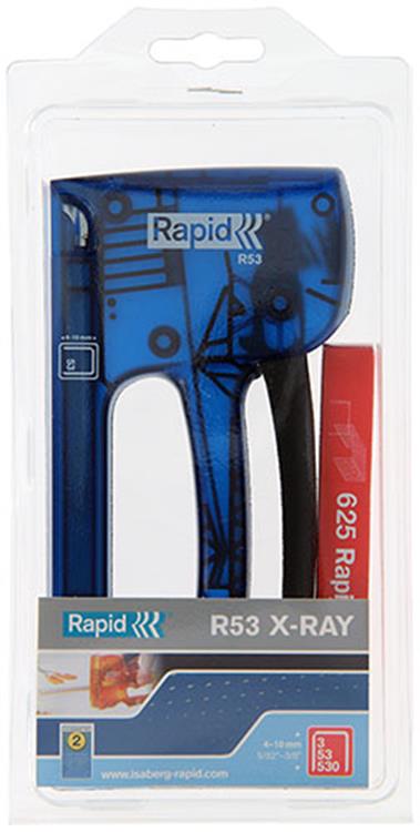 Rapid 1011507 - zszywacz r 53 x ray niebieski | 1 szt