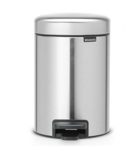 Kosz na śmieci z pedałem Brabantia Newicon 3 l, stal matowa