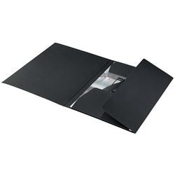 Teczka z 3 klapkami Leitz Recycle, czarna, 2 mm x 242 mm x 318 mm