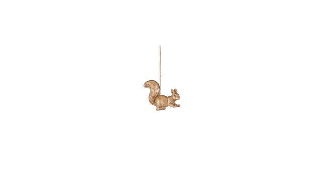 Ornament eekhoorn goud - l7xb3xh6cm