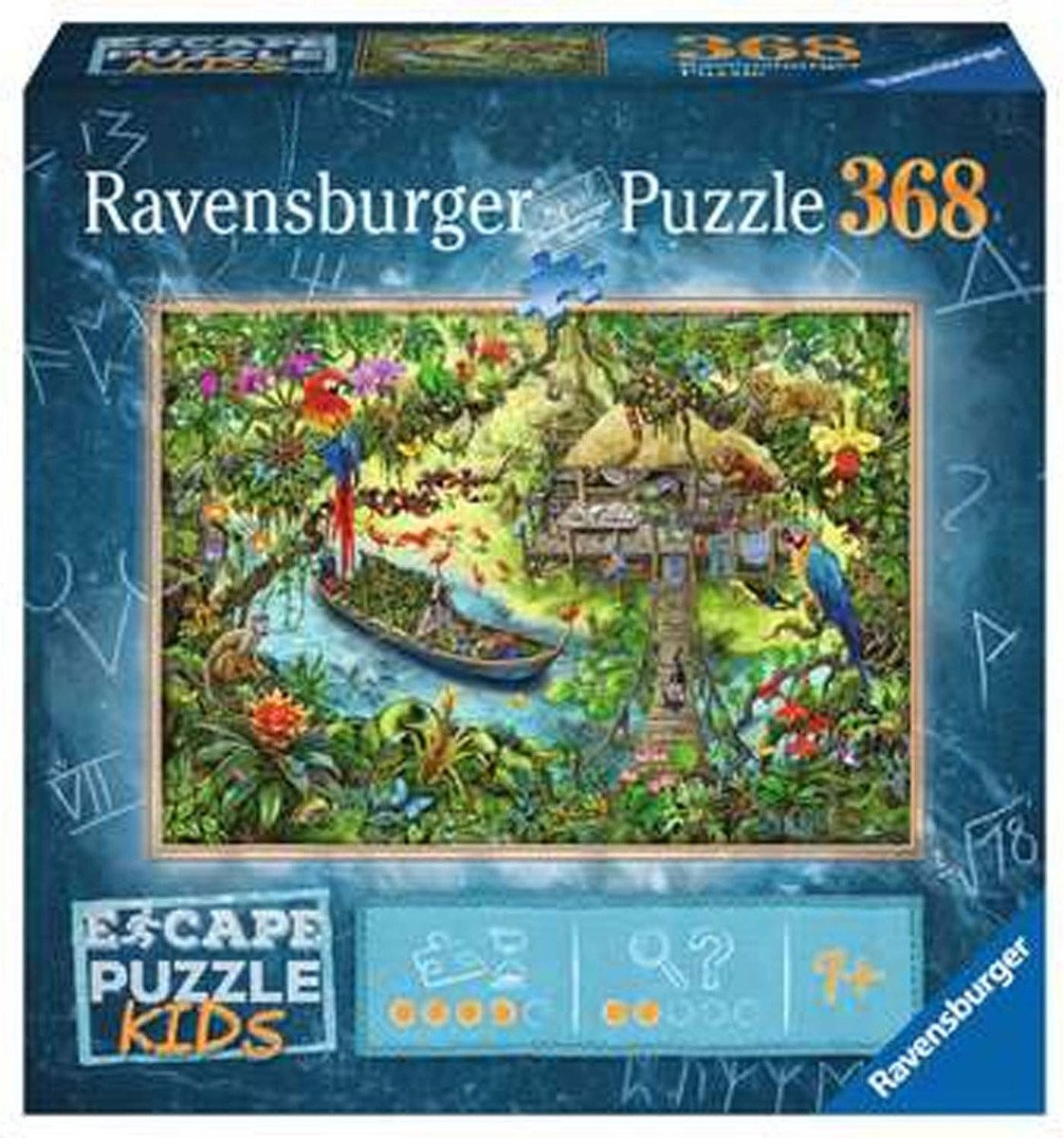 Puzzle Ravensburger escape dla dzieci w dżungli - 368 elementów