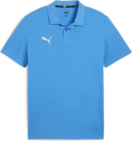 Męska sportowa koszulka polo Puma Teamgoal Casuals - ignite niebiesko-biała