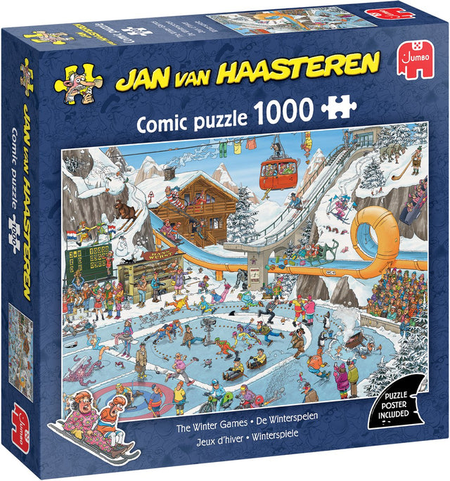 Jan van Haasteren - Igrzyska Zimowe - układanka 1000 elementów