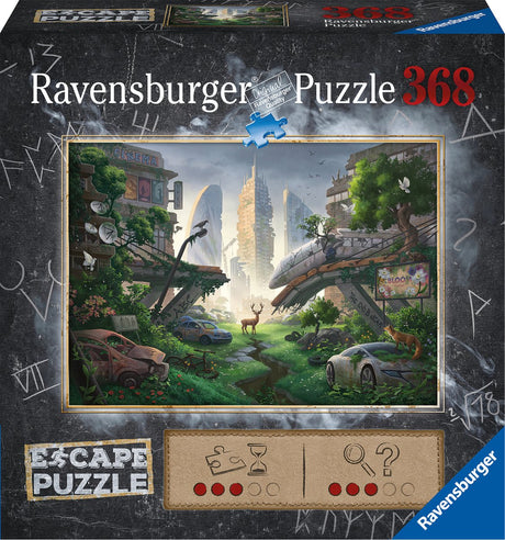 Puzzle Ravensburger z opuszczonym miastem - 368 elementów